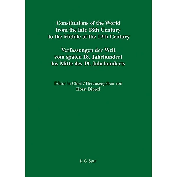 Constitutional Documents of the United Kingdom 1782 - 1835