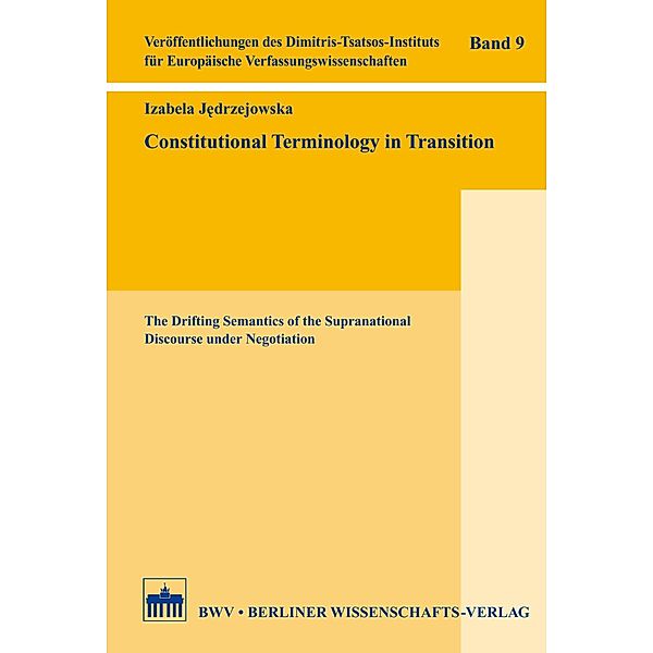 Constitutional Terminology in Transition, Izabela Jedrzejowska