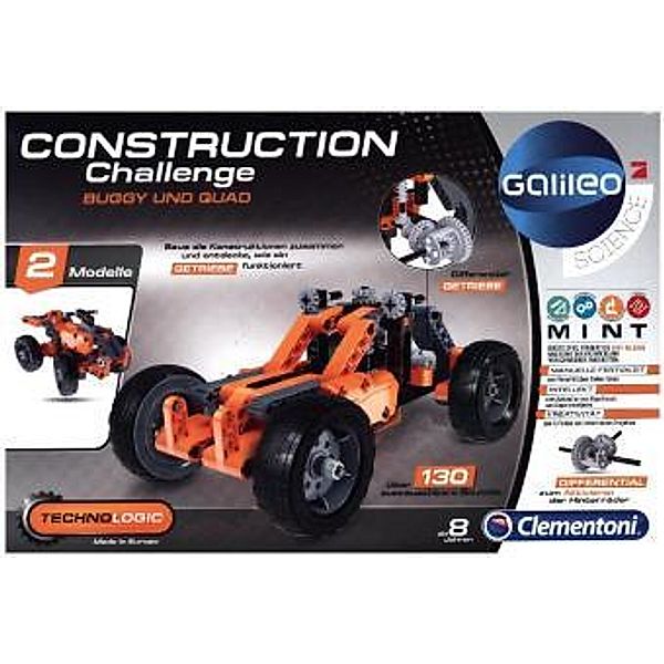 Clementoni Construction Challenge Buggy und Quad (Experimentierkasten)