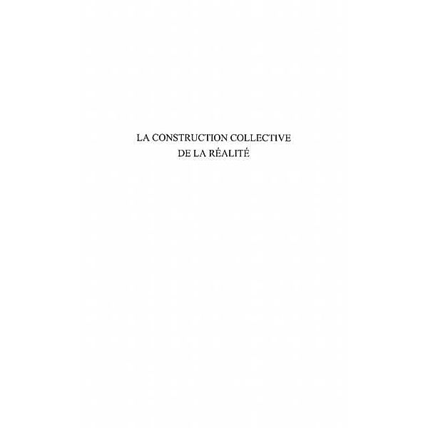 Construction collective de larealite La / Hors-collection, Cedric Cagnat