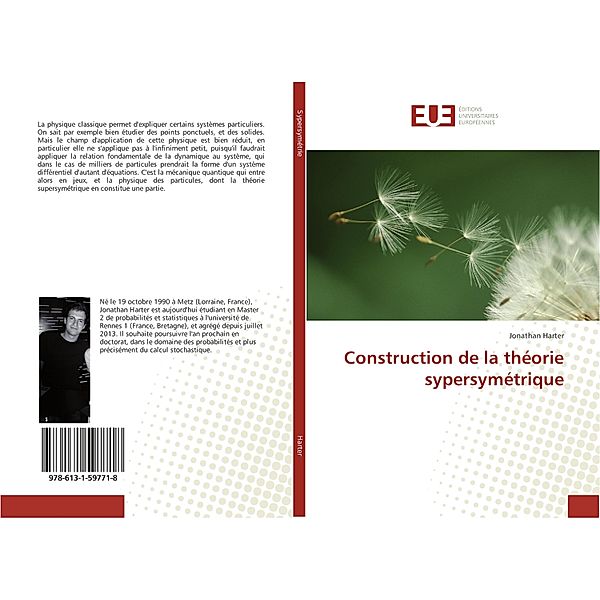 Construction de la théorie sypersymétrique, Jonathan Harter