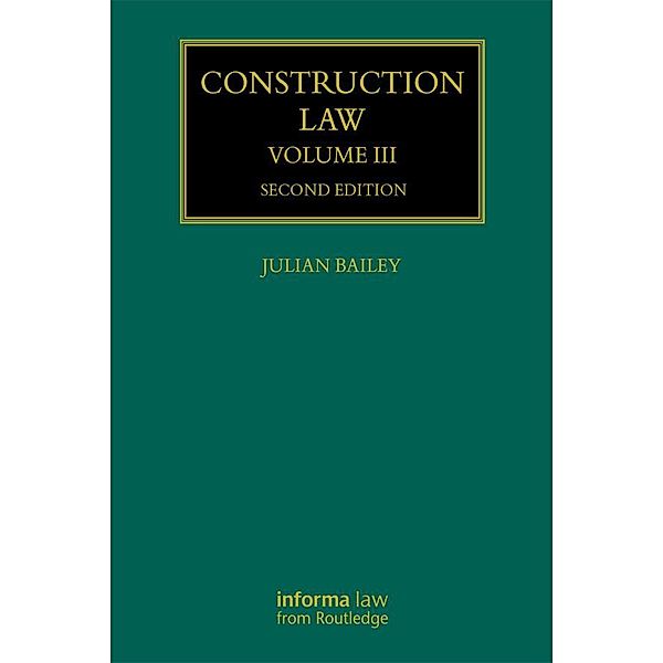 Construction Law, Julian Bailey