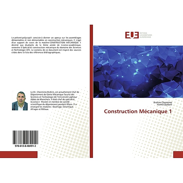 Construction Mécanique 1, Brahim Chermime, Hamid Djebaili