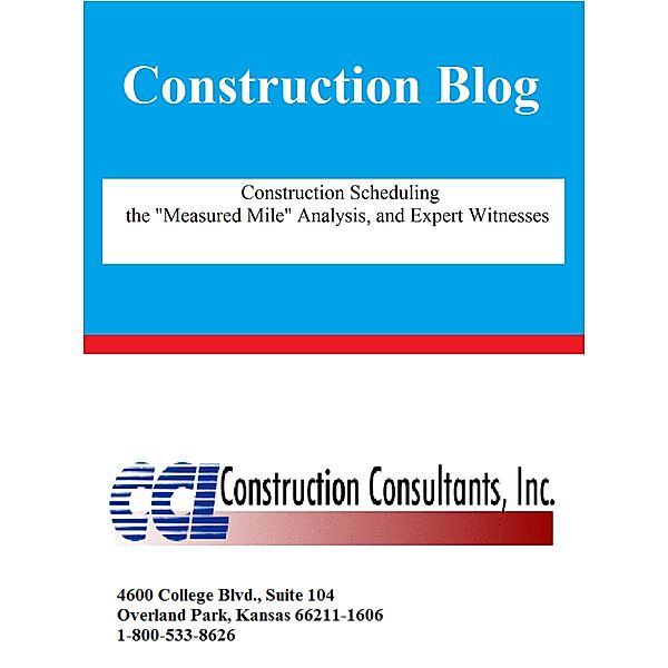 Construction Scheduling the Measured Mile Analysis and Expert Witnesses