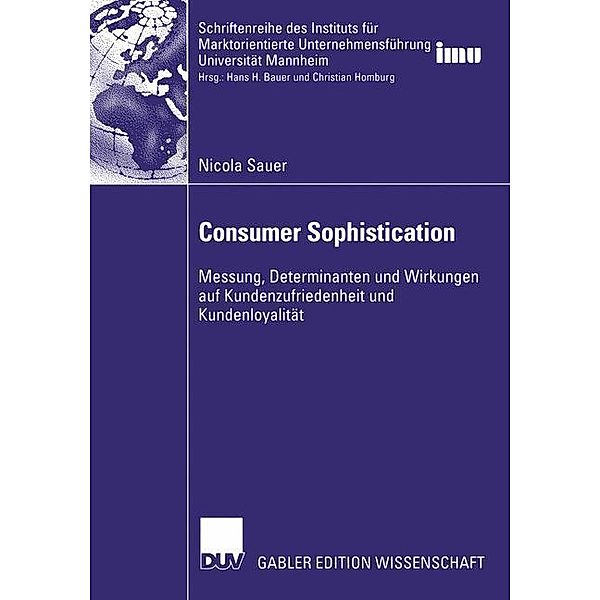 Consumer Sophistication, Nicola Sauer