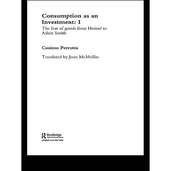 Consumption as an Investment, Cosimo Perrotta