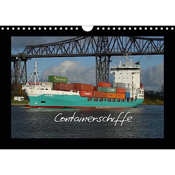 Containerschiffe (Wandkalender 2020 DIN A4 quer), Peter Thede