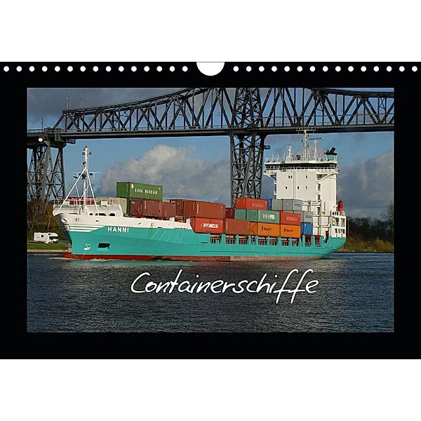 Containerschiffe (Wandkalender 2021 DIN A4 quer), Peter Thede
