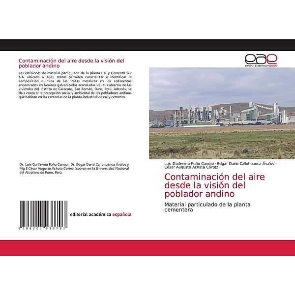 Contaminación del aire desde la visión del poblador andino, Luis Guillermo Puño Canqui, Edgar Darío Callohuanca Ávalos, César Augusto Achata Cortez