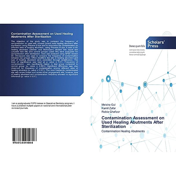 Contamination Assessment on Used Healing Abutments After Sterilization, Meisha Gul, Kamil Zafar, Robia Ghafoor