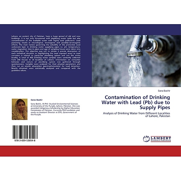 Contamination of Drinking Water with Lead (Pb) due to Supply Pipes, Sana Bashir