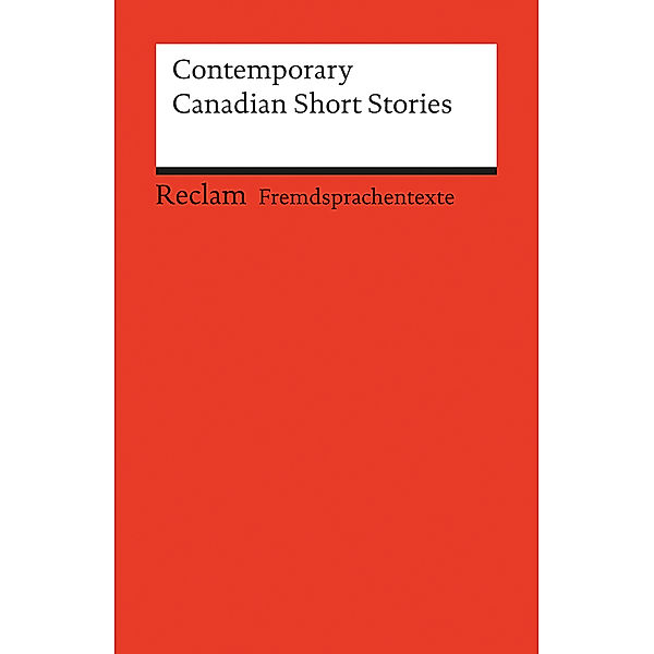 Contemporary Canadian Short Stories