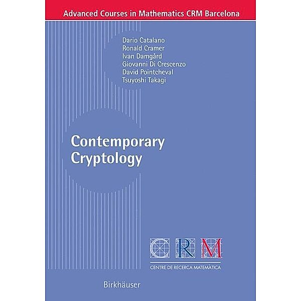 Contemporary Cryptology, Dario Catalano, Ronald Cramer, Ivan Damgard