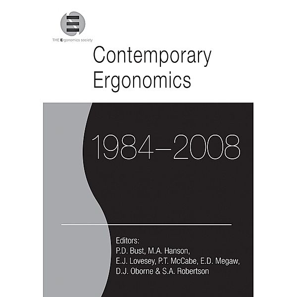 Contemporary Ergonomics 1984-2008