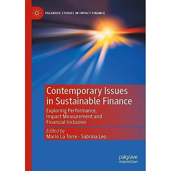 Contemporary Issues in Sustainable Finance