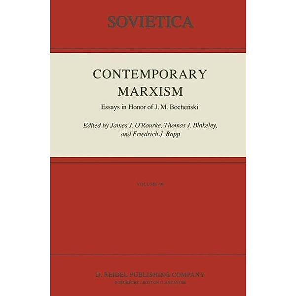 Contemporary Marxism / Sovietica Bd.46