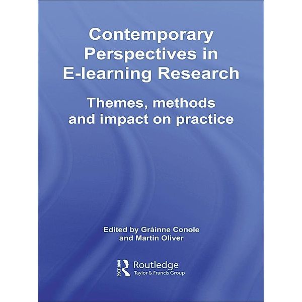 Contemporary Perspectives in E-Learning Research