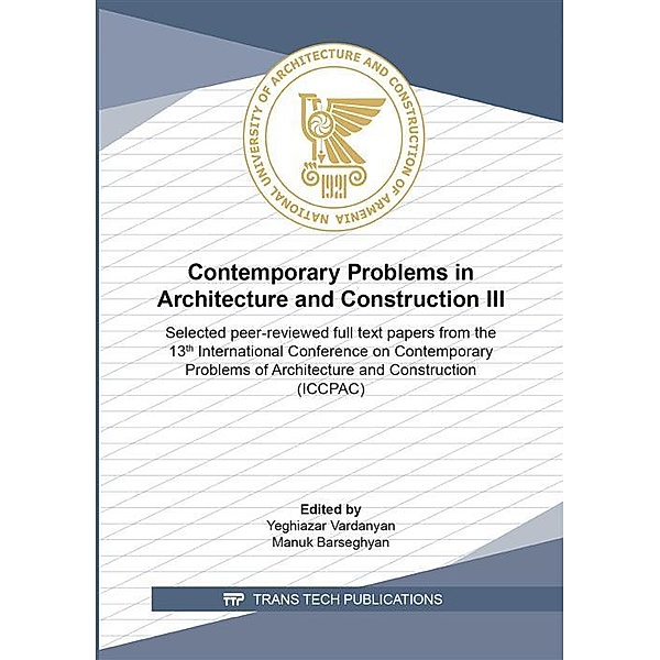Contemporary Problems in Architecture and Construction III