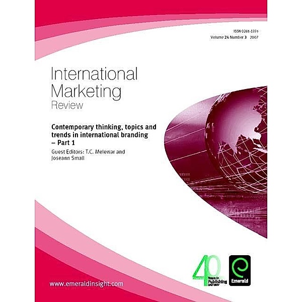 Contemporary thinking, topics and trends in international branding - Part 1