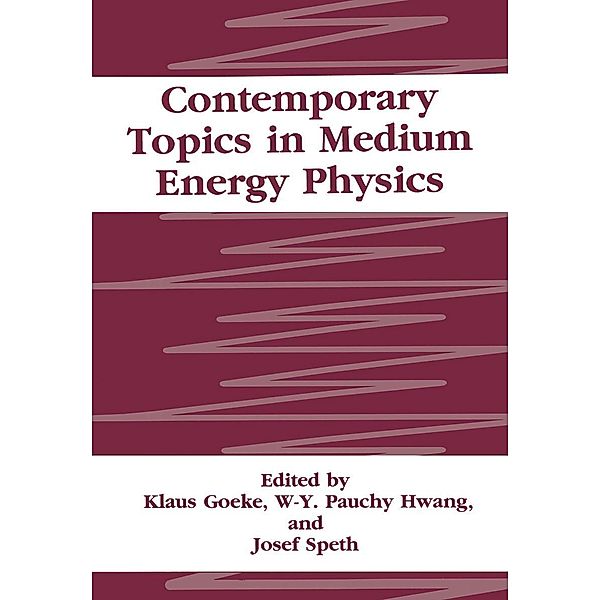 Contemporary Topics in Medium Energy Physics