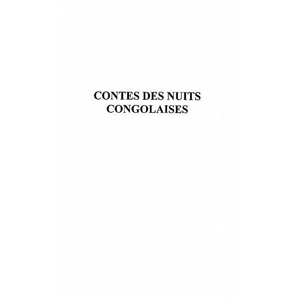 Contes des nuits congolaises / Hors-collection, Collectif