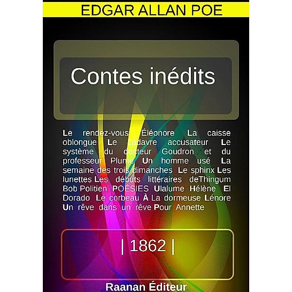 Contes inédits, Edgar Allan Poe