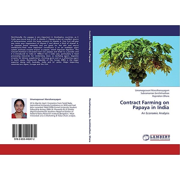 Contract Farming on Papaya in India, Umamageswari Maruthanayagam, Subramanian Senthilnathan, Rajendran Dhara