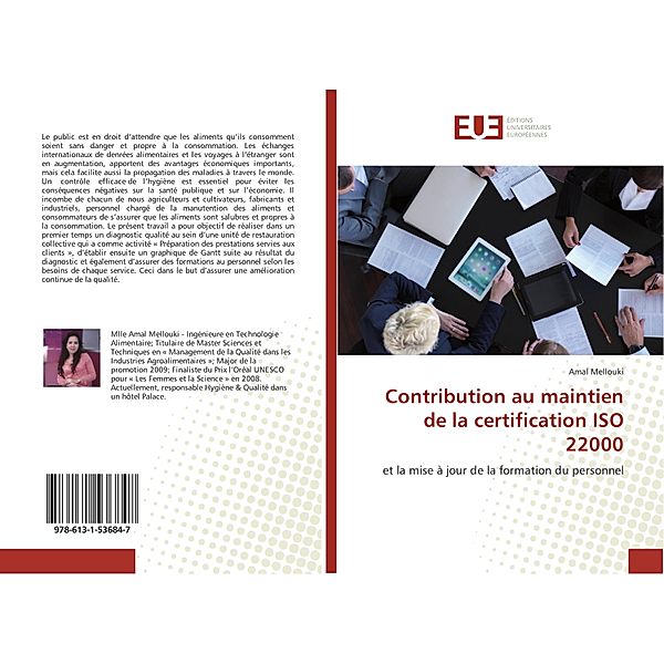 Contribution au maintien de la certification ISO 22000, Amal Mellouki