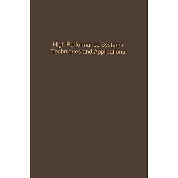 Control and Dynamic Systems V53: High Performance Systems Techniques and Applications