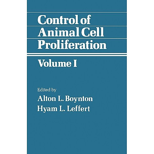 Control of Animal Cell Proliferation