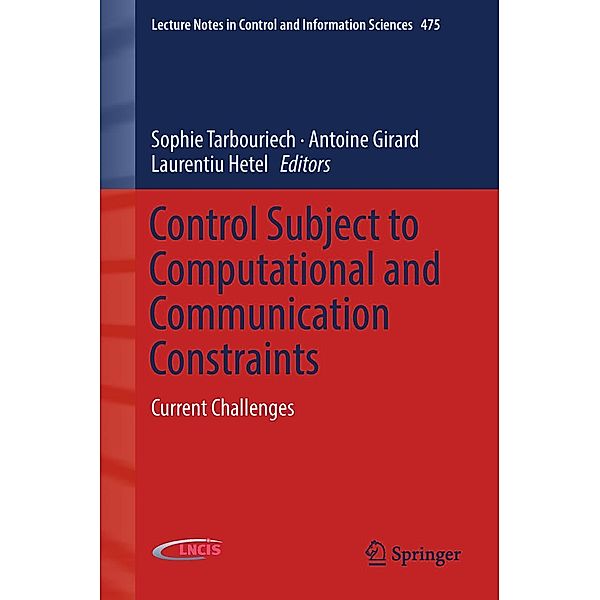 Control Subject to Computational and Communication Constraints / Lecture Notes in Control and Information Sciences Bd.475