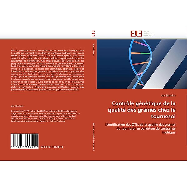 Contrôle génétique de la qualité des graines chez le tournesol, Asa Ebrahimi