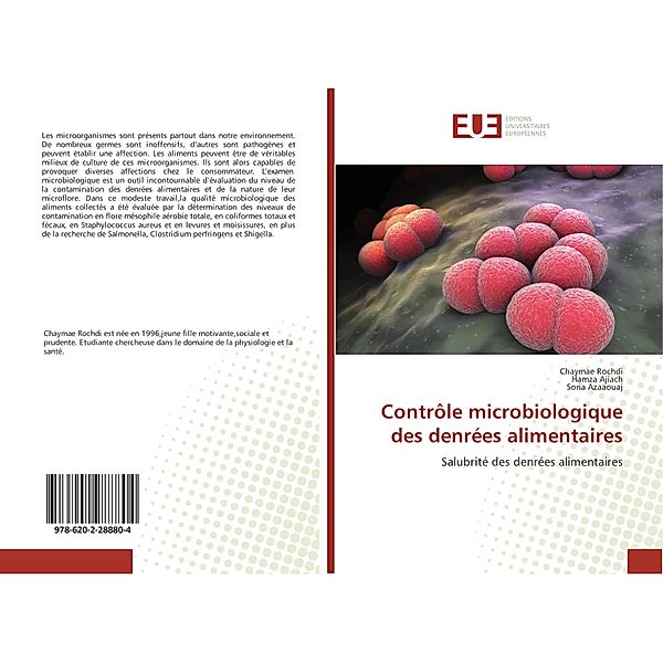 Contrôle microbiologique des denrées alimentaires, Chaymae Rochdi, Hamza Ajiach, Soria Azaaouaj