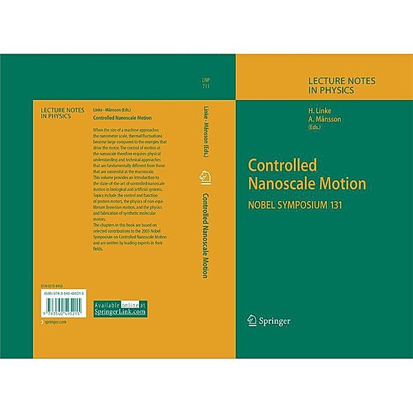 Controlled Nanoscale Motion / Lecture Notes in Physics Bd.711