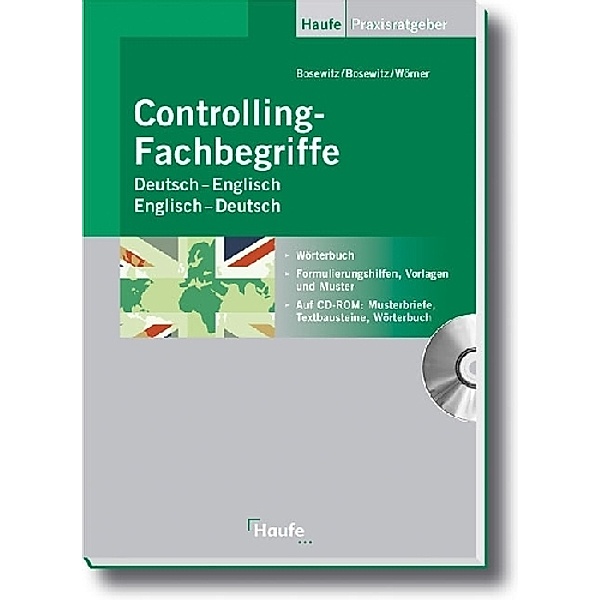 Controlling-Fachbegriffe, Deutsch-Englisch / Englisch-Deutsch, m. CD-ROM, Annette Bosewitz, René Bosewitz, Frank Wörner