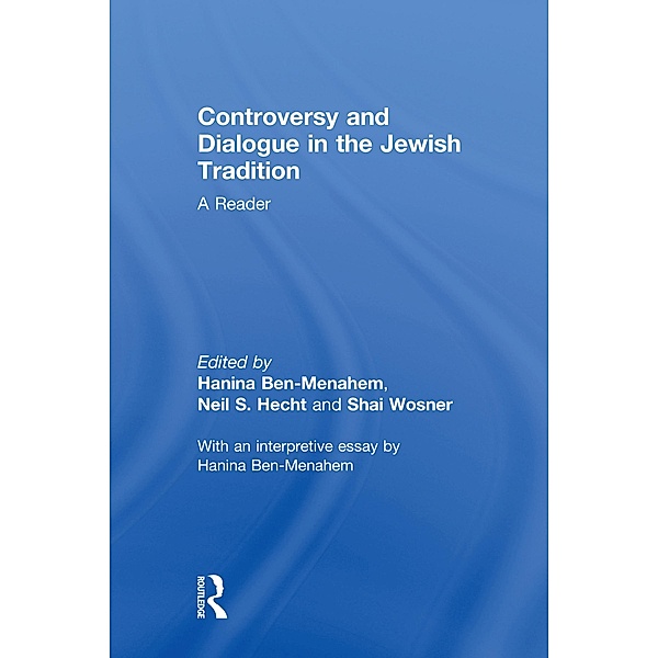 Controversy and Dialogue in the Jewish Tradition