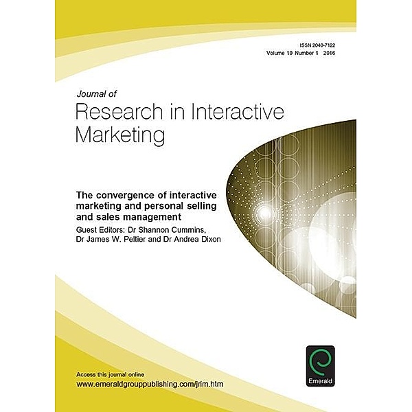 convergence of interactive marketing and personal selling and sales management