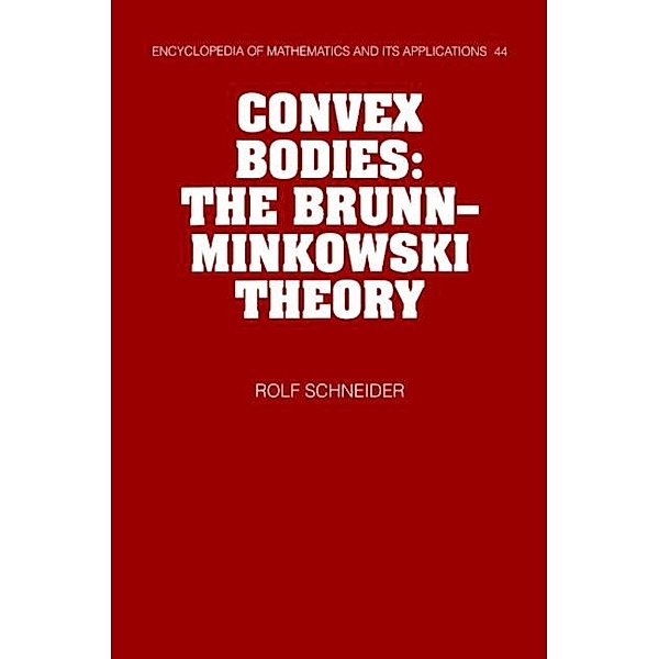Convex Bodies, Rolf Schneider