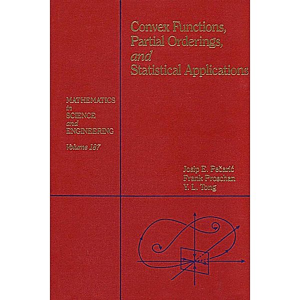 Convex Functions, Partial Orderings, and Statistical Applications, Josip E. Peajcariaac, Y. L. Tong