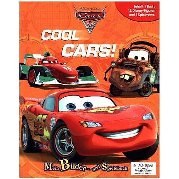 Cool Cars, 1 Buch + 12 Figuren + 1 Spielmatte