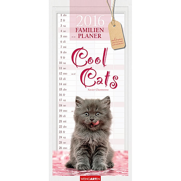 Cool Cats Familienplaner 2016