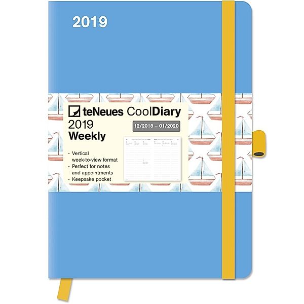 Cool Diary Lightblue/Boat 2019