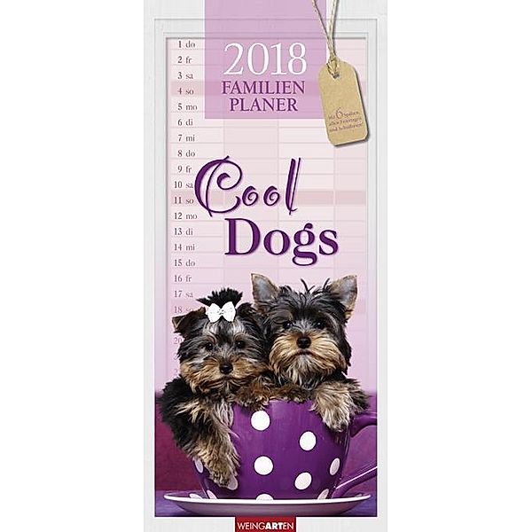 Cool Dogs Familienplaner 2018