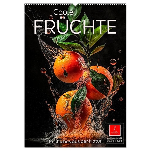 Coole Früchte (Wandkalender 2024 DIN A2 hoch), CALVENDO Monatskalender, Peter Roder