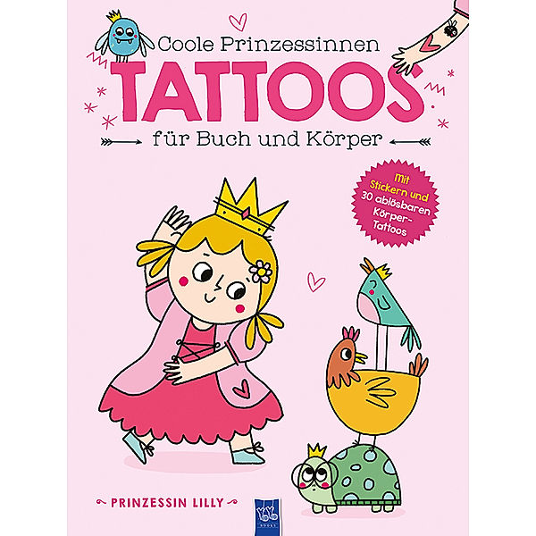 Coole Prinzessinnen Tattoos für Buch und Körper - Prinzessin Lilly