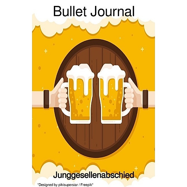 Cooles Bullet Journal für den Junggesellenabschied JGA 68 Seiten dotted Softcover Geschenke, Notizbuch Health