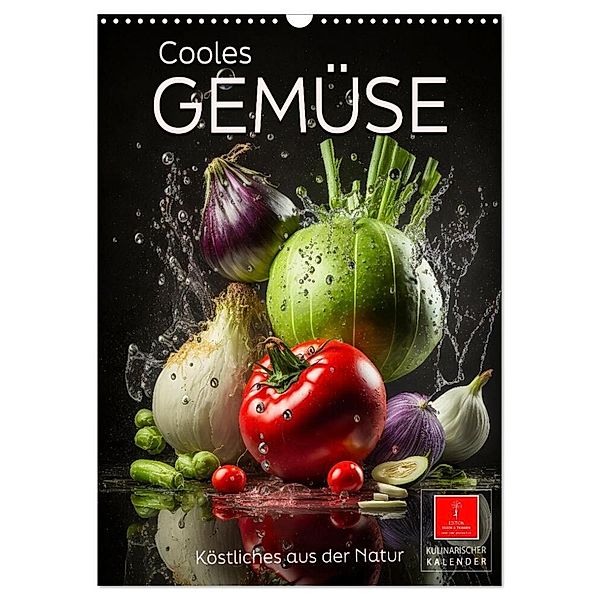 Cooles Gemüse (Wandkalender 2024 DIN A3 hoch), CALVENDO Monatskalender, Peter Roder