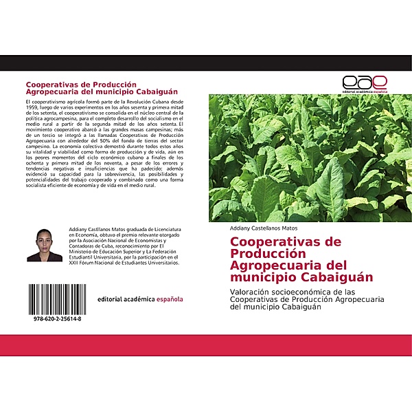 Cooperativas de Producción Agropecuaria del municipio Cabaiguán, Addiany Castellanos Matos