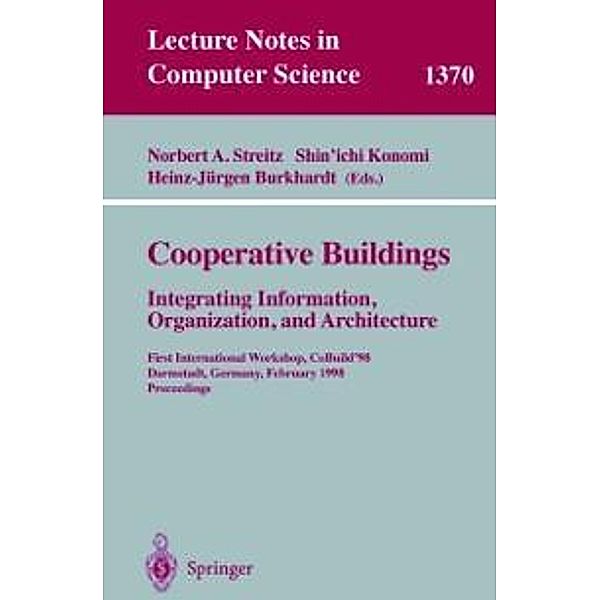 Cooperative Buildings / Lecture Notes in Computer Science Bd.1370