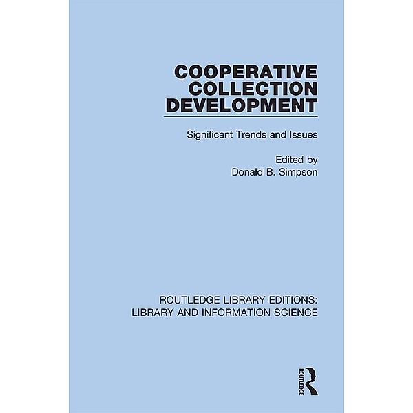 Cooperative Collection Development